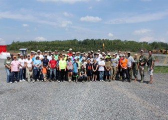 More than 60 community members participated in the Onondaga Lake Conservation Corps' Nine Mile Creek event.