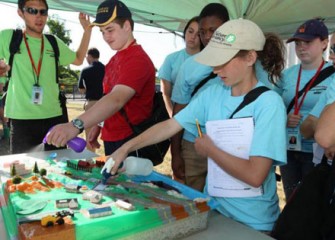 Students Investigate the Watershed Model during Honeywell Summer Science Week at the MOST.