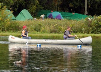 Attendees Enjoy Canoeing at Carpenter's Brook.