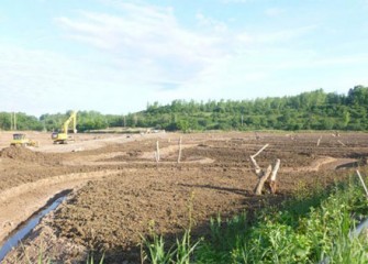 Water will soon flow through the new Geddes Brook wetlands