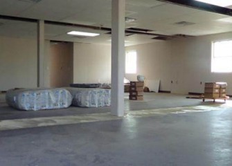 Interior of the office complex takes shape