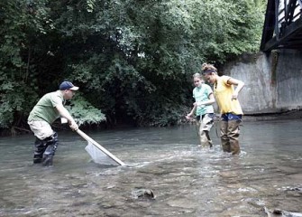 Onondaga Creek Kick-net Sampling