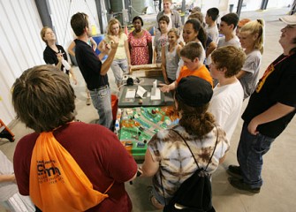 Students Experience Demonstrations at the Ground Water Treatment Plant