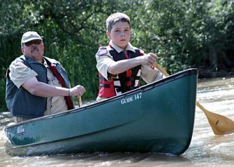 Boy Scout Troop 333 on Nine Mile Creek