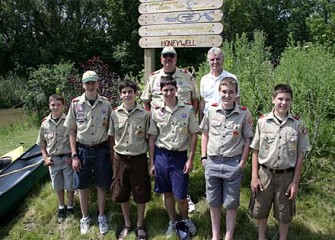 Boy Scout Troop 333 from Cicero, New York