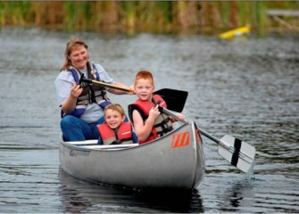 Young Sportsmen Enjoy Canoeing at Carpenter's Brook