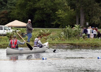 Sportsmen Enjoy Canoes at Carpenters Brook