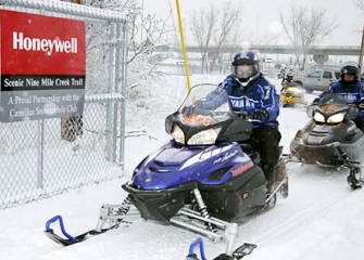 Snowmobile Trail Entrance