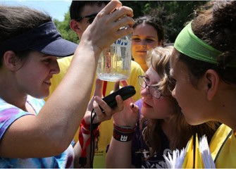 Honeywell Summer Science Week at the MOST utilizes college students from SUNY-ESF, and Cornell, Binghamton and Syracuse Universities as team leaders, assisting students at field locations
