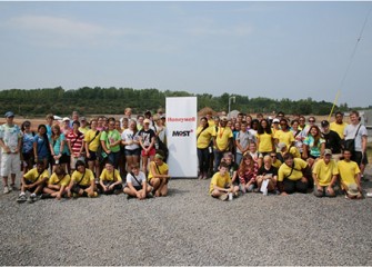 Honeywell Summer Science Week at the MOST students at the completion of their week-long exploration of the Onondaga Lake watershed