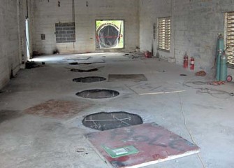 Inside Pump House before Construction