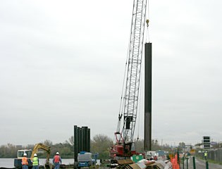 Barrier Wall Installation