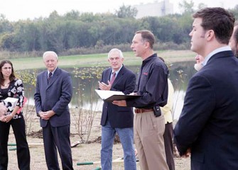 McAuliffe Addresses Group