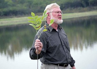 McMullen Holds Native Plant Species