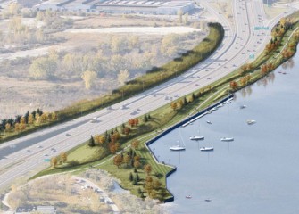 Artist’s rendering of future Geddes Lakeshore