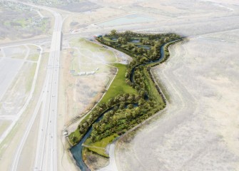 Artist’s rendering of future Geddes Brook and Nine Mile Creek