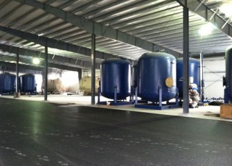 Installation of the water treatment tanks and pipes will continue throughout the winter months.