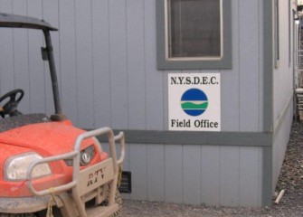 The New York State Department of Environmental Conservation Maintains a Field Office on Site