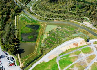 Progression to fall color begins at Geddes Brook Wetlands and surrounding areas.