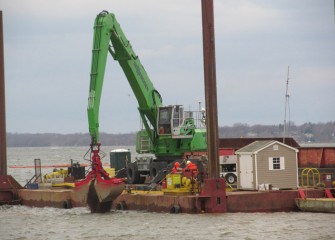 The cap permanently isolates remaining contaminants in dredged areas and nearby areas, and adds a new habitat layer to the lake bottom.