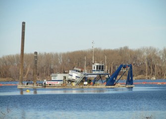 Dredging continues until the third week in November, when operations cease for the winter.