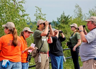 Volunteers rotate through several activities.  With help from Audubon, 41 species of birds are recorded, including wood duck, killdeer, downy woodpecker, and American goldfinch, to name a few.