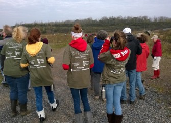 Environmental stewards of all ages fanned out to add more native plants and observe some of the 65 fish and wildlife species now inhabiting the restored Geddes Brook wetlands.