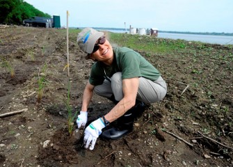 Twenty acres along the western shoreline will be transformed into new wetlands and improved habitat for wildlife.