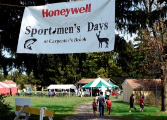 Participants begin arriving to Honeywell Sportsmen’s Days at Carpenter’s Brook, held September 26th and 27th.