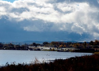 Further south along the Onondaga Lake shoreline, near I-690, is the support area for capping activities on Onondaga Lake, which continue through fall 2015 and will resume next spring.