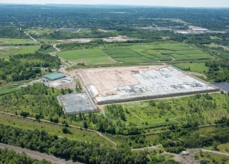 The leveling layer is nearly halfway complete.  About 2.2 million cubic yards of lake bottom material are contained in the geotubes, covering an area approximately 50 acres in size.