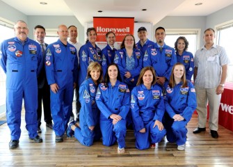 Nine of the 31 Central New York teachers who have attended Honeywell Educators at Space Academy since 2006 were present to support the new 2016 class of Honeywell Educators.