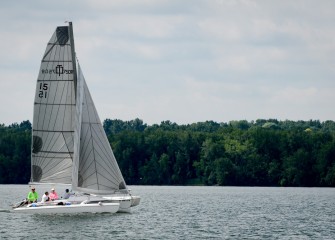 A variety of vessels was seen on the lake Saturday afternoon.