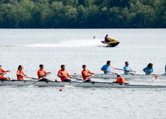 Competitive rowing promotes fitness, coordination and teamwork.