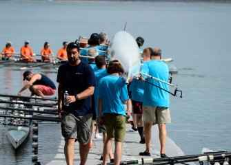 Corporate rowing teams took part earlier this year in a program run by the Chargers Rowing Club, which also organized the Onondaga Cup regatta.