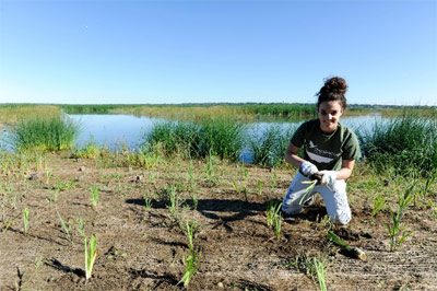 “This is my first time volunteering with the Onondaga Lake Conservation Corps,” said Lydia Giordano, a student from Onondaga Community College. “I feel a responsibility for Onondaga Lake and privileged to be a part of helping to improve it. Onondaga Lake presents an opportunity for the community to come together. Events like this help people to understand that the lake is a resource.”