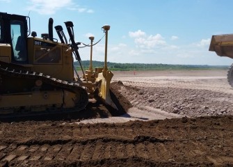 A final layer of topsoil is added to support vegetation.