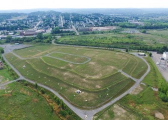 After completion of previous cleanup phases, a permanent multi-layer cap is now in place at the former LCP Chemicals site isolating remaining contaminants from the environment.