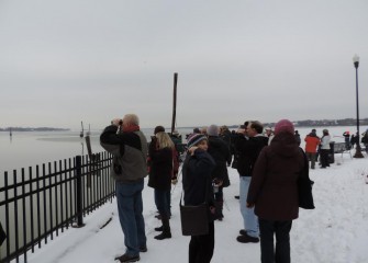 After the presentation, attendees go on a birding walk led by Onondaga Audubon Society members along the Onondaga Creekwalk.