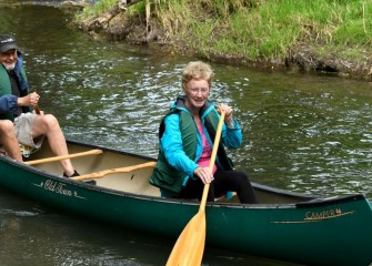 Participants enjoy experiencing the now thriving ecosystem from the vantage point of the water.