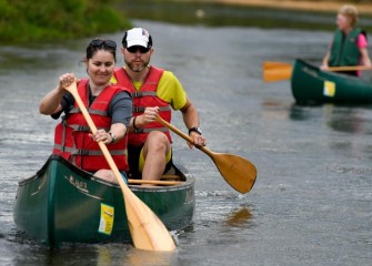 Stacey Keefe and Ben Larsen, from North Syracuse, participated with the Onondaga Lake Conservation Corps, founded five years ago to inspire future stewards of Onondaga Lake through experience-based activities.