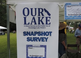 F.O.C.U.S .Greater Syracuse solicits input from Lakefest attendees about their future vision and interest in “Our Lake.”