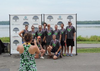 Winners of the 2nd Annual Onondaga Cup corporate regatta were King + King Architects.