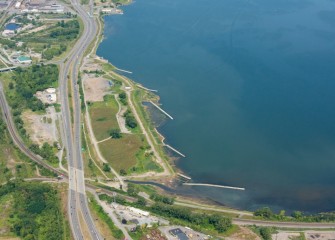 Shallower areas near the southwest shoreline will benefit wetland spawning fish, such as Northern Pike.