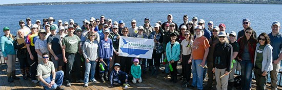 Since the formation of the Corps, 20 events have brought together more than 800 volunteers who have become environmental stewards and Corps members. In recognition of their work, the Onondaga Lake Conservation Corps was awarded a U.S. Environmental Protection Agency 2015 Environmental Champion Award.