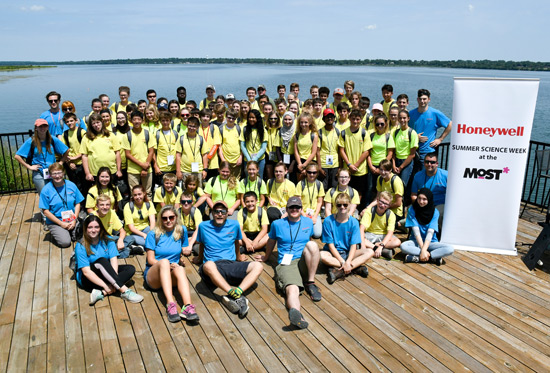 2018 Honeywell Summer Science Week participants