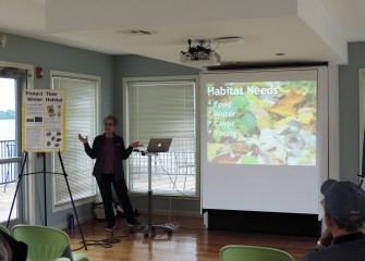 On Saturday, June 2, the Onondaga Lake Conservation Corps hosted a talk by Janet Allen, President and Co-founder of Habitat Gardening in Central New York, titled, “Creating a Bird-Friendly Yard” at the Onondaga Lake Visitors Center.