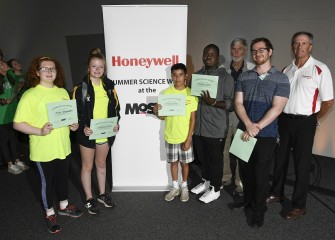 Team White with their certificates of completion.